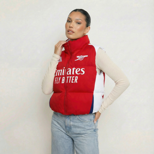 Arsenal Puffer Vest Womens