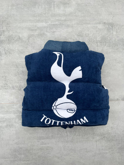 Spurs Denim Puffer Vest Womens