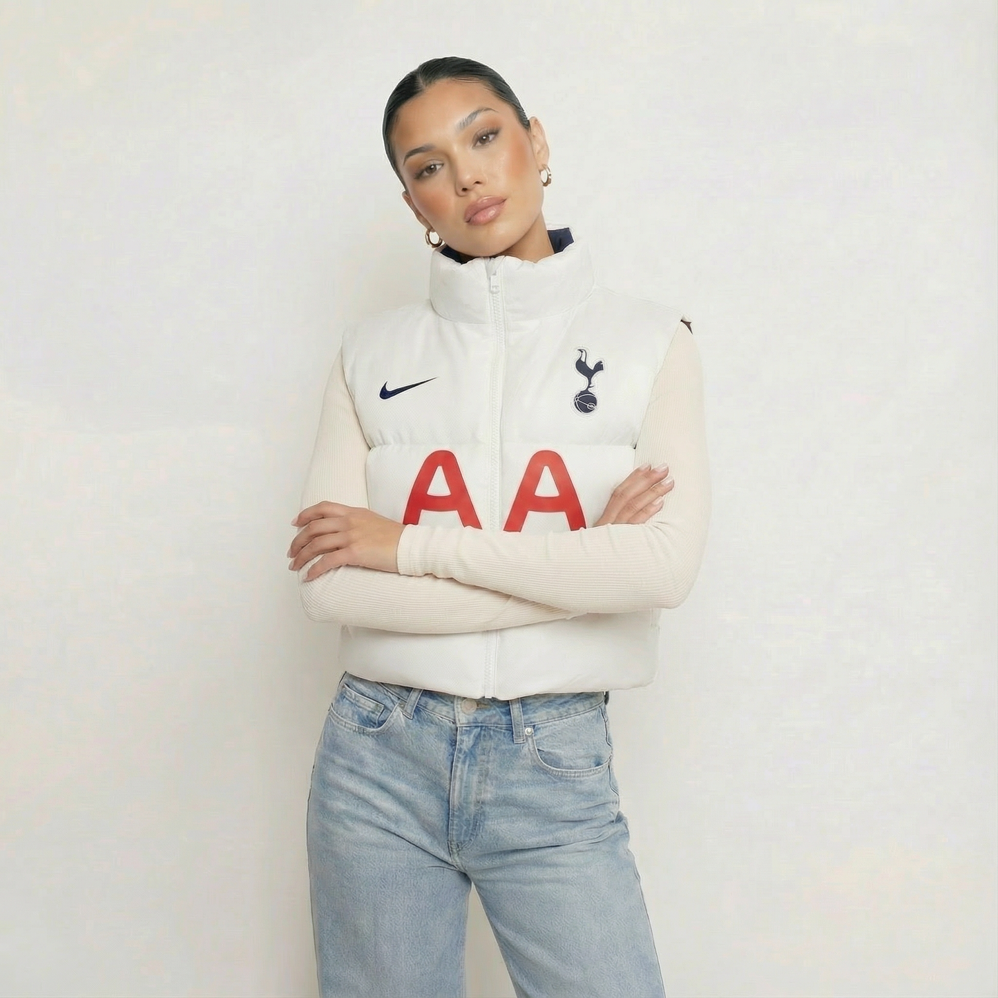 Spurs Puffer Vest Womens